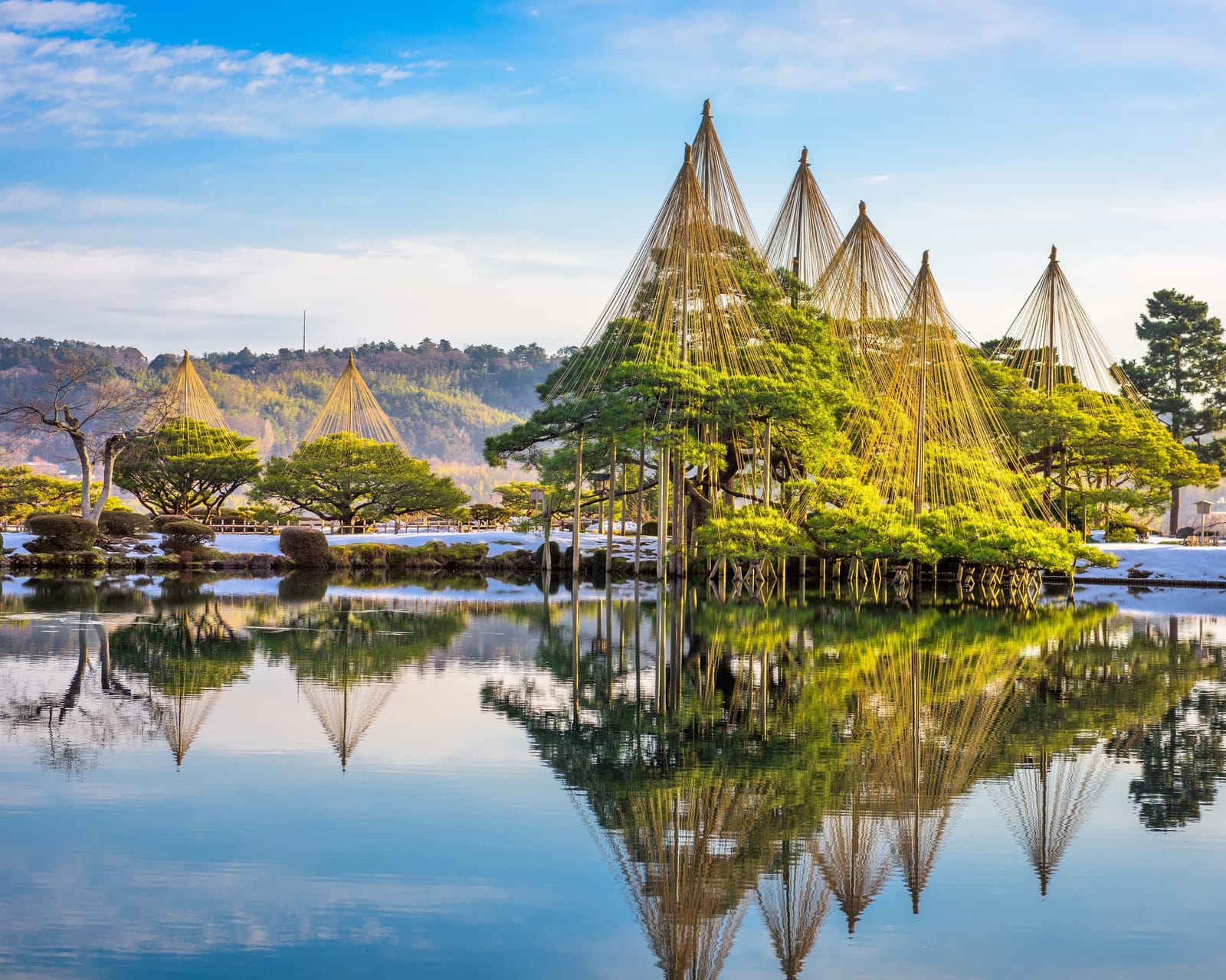 Jardín japonés Kenrokuen en Kanazawa